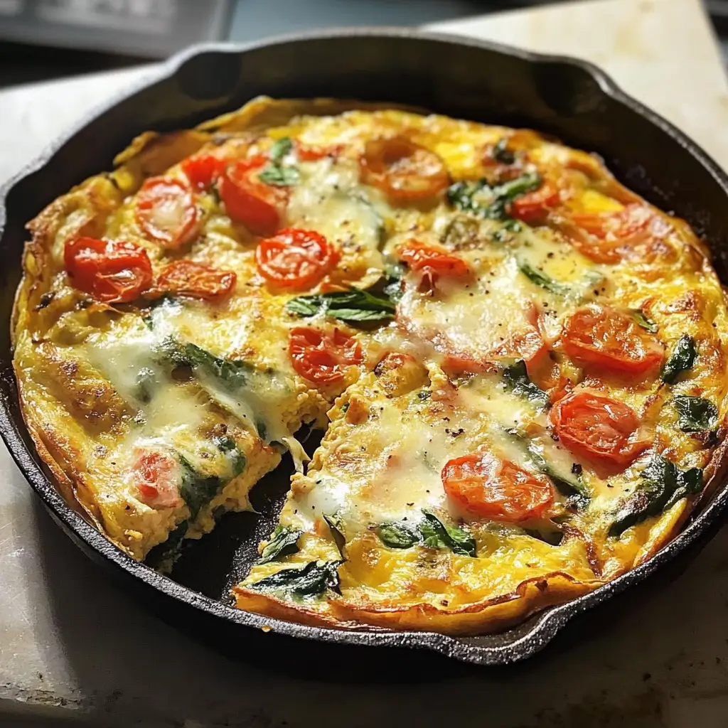 Home Page 6 The Best Spinach Florentine Frittata (Easy & Fluffy)