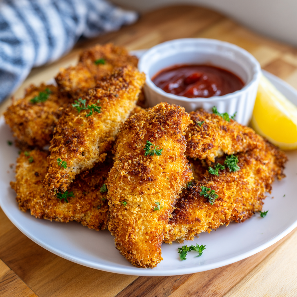 Crispy Air Fryer Chicken Tenders: High Protein & Juicy Recipe